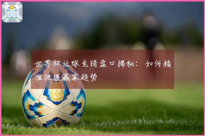 世界杯让球竞猜盘口揭秘：如何精准把握赢家趋势