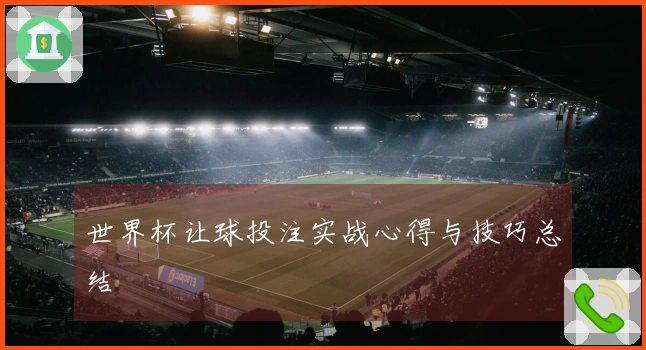 世界杯让球投注实战心得与技巧总结